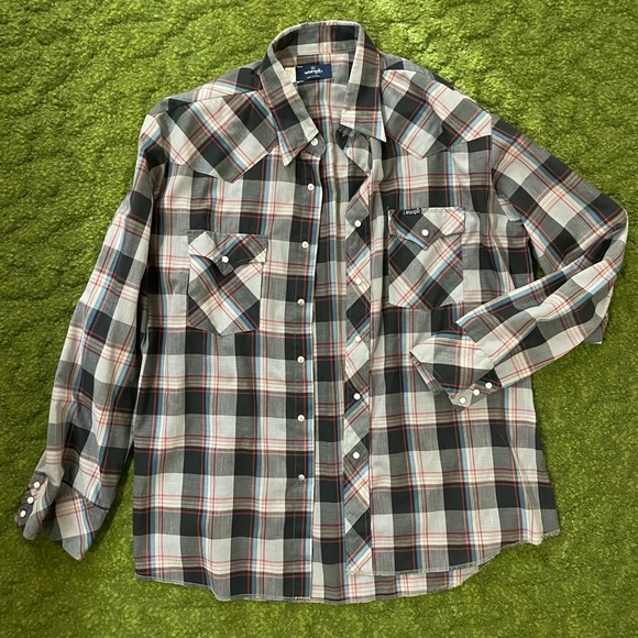 Wrangler Other - Vintage Wrangler Snap Button Western Shirt